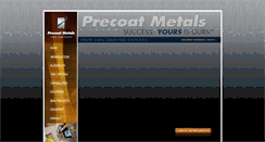 Desktop Screenshot of precoatmetals.com