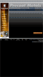 Mobile Screenshot of precoatmetals.com